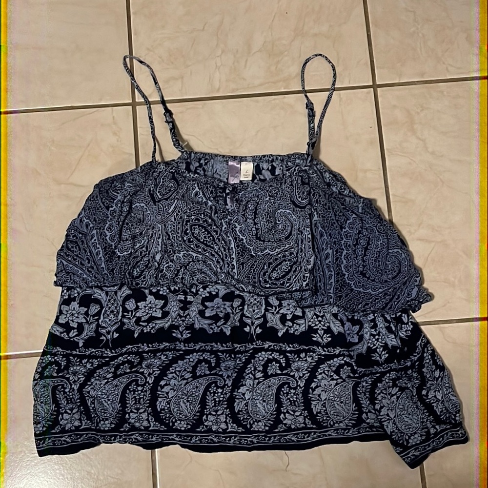 Spaghetti Strap Crop Top 🟪